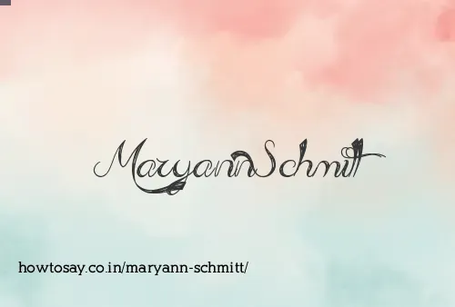 Maryann Schmitt