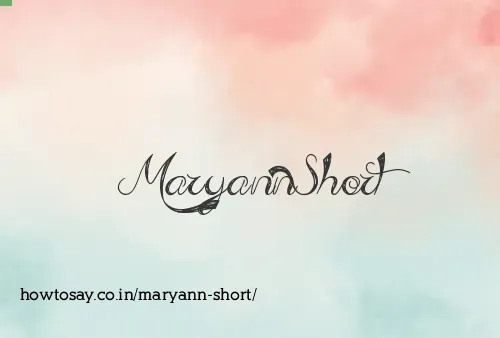 Maryann Short