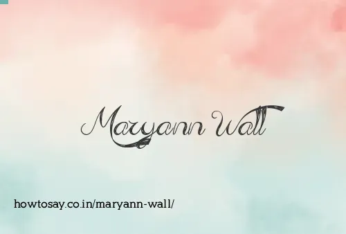 Maryann Wall