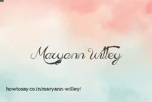 Maryann Willey