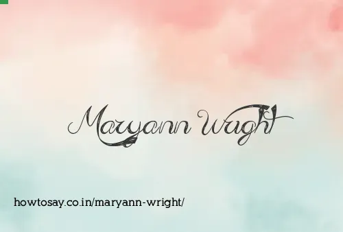 Maryann Wright