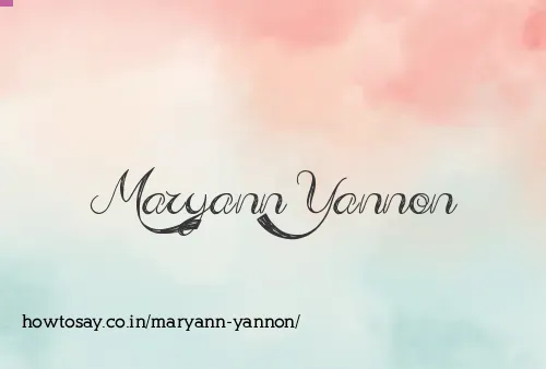 Maryann Yannon