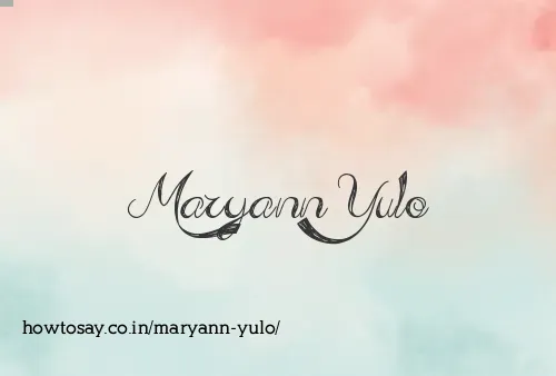 Maryann Yulo