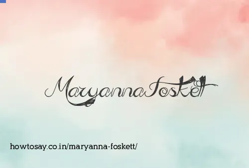 Maryanna Foskett