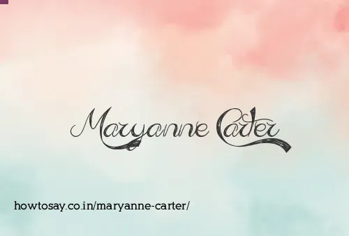 Maryanne Carter