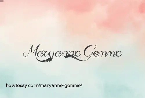 Maryanne Gomme