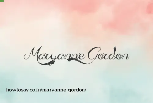 Maryanne Gordon