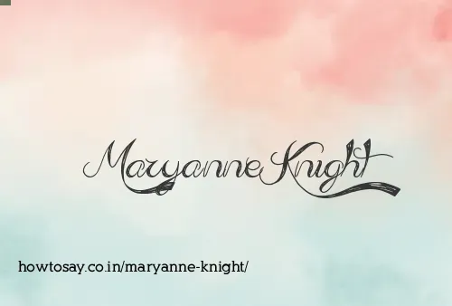 Maryanne Knight