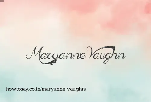 Maryanne Vaughn