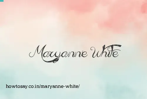 Maryanne White