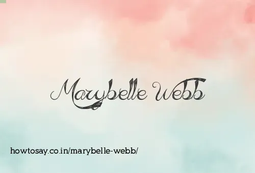 Marybelle Webb