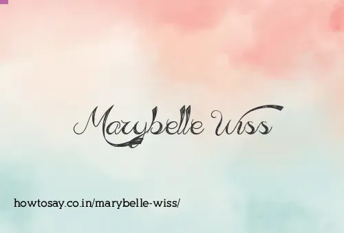 Marybelle Wiss