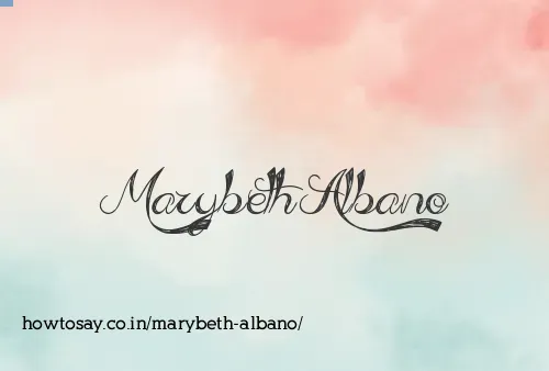 Marybeth Albano
