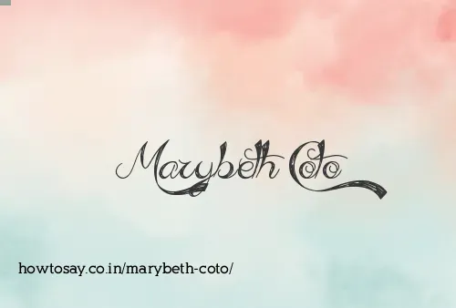 Marybeth Coto