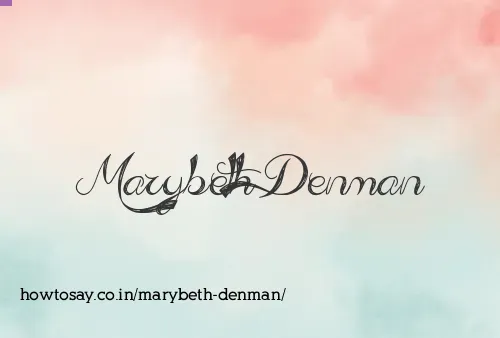 Marybeth Denman