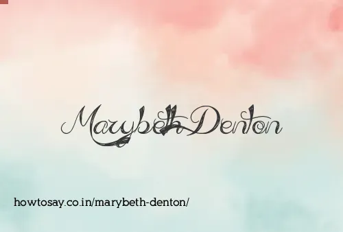 Marybeth Denton