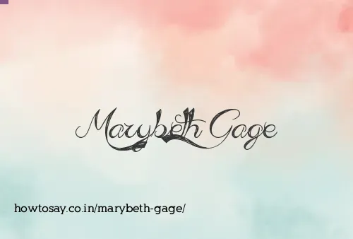 Marybeth Gage
