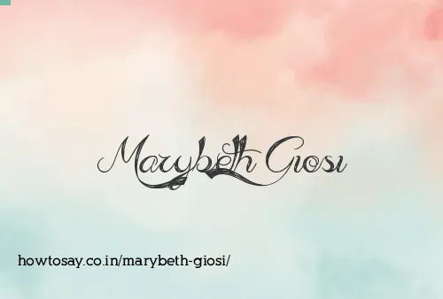 Marybeth Giosi