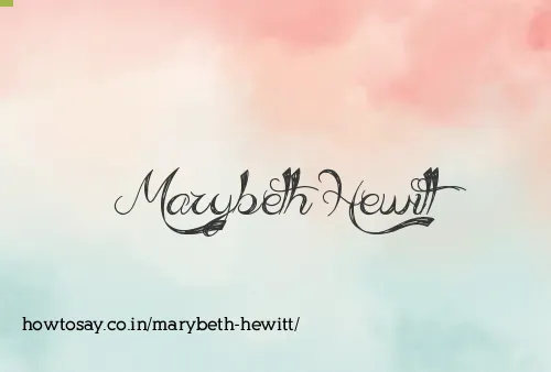 Marybeth Hewitt
