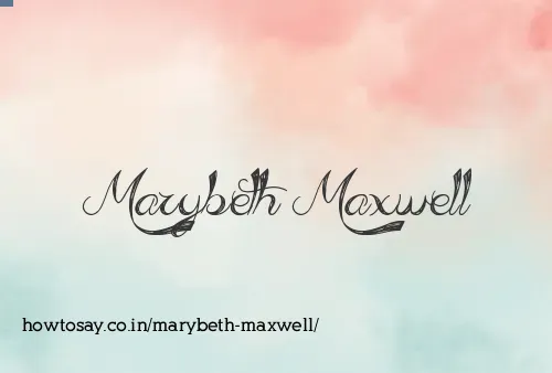 Marybeth Maxwell