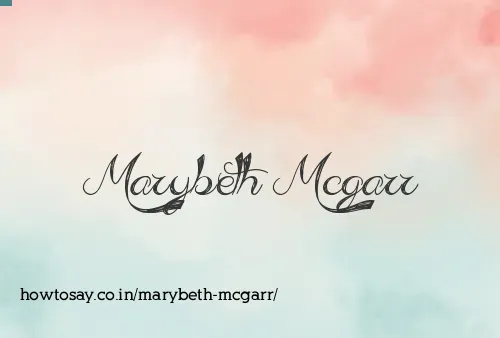 Marybeth Mcgarr