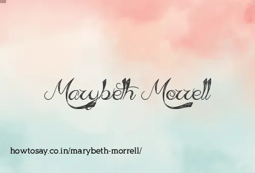 Marybeth Morrell