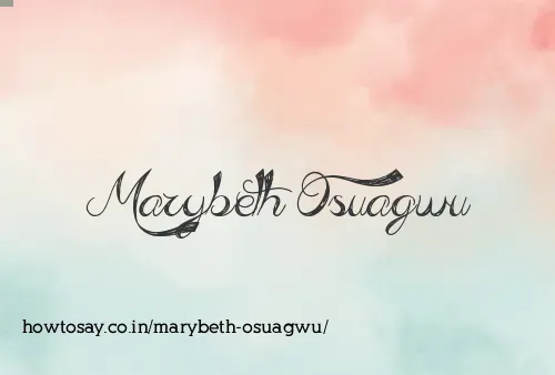 Marybeth Osuagwu