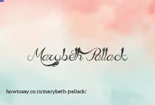 Marybeth Pallack