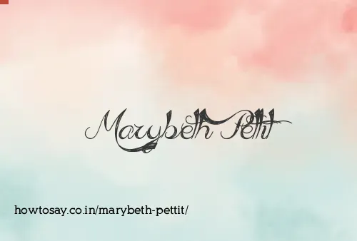 Marybeth Pettit