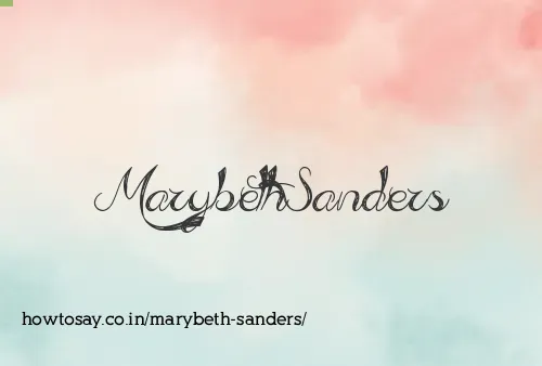 Marybeth Sanders