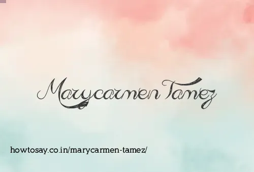 Marycarmen Tamez