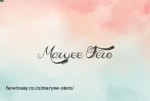 Maryee Otero