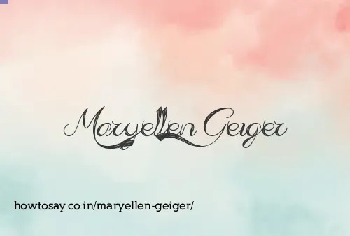 Maryellen Geiger