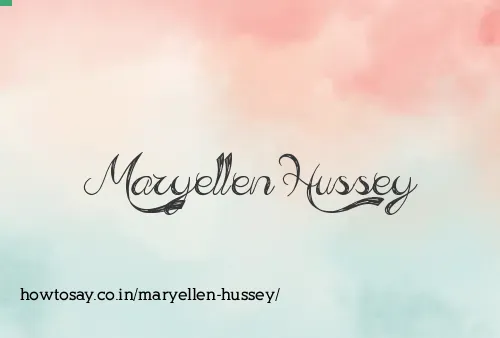 Maryellen Hussey