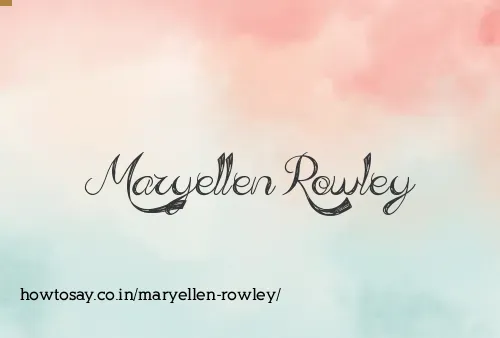 Maryellen Rowley