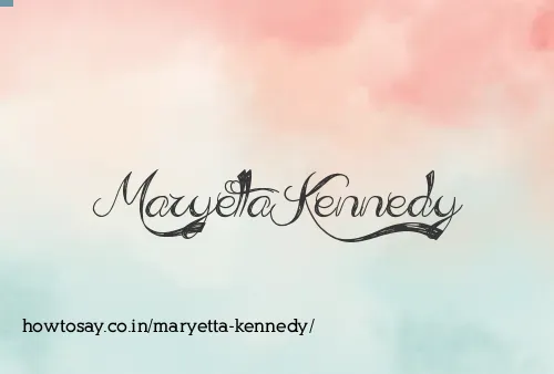 Maryetta Kennedy