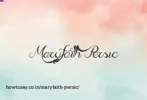 Maryfaith Persic