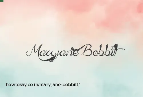 Maryjane Bobbitt