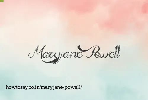 Maryjane Powell