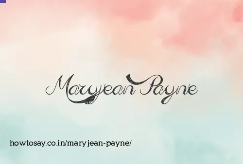 Maryjean Payne