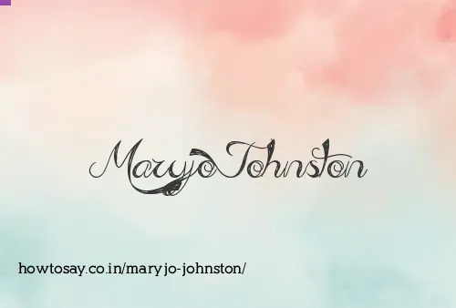 Maryjo Johnston