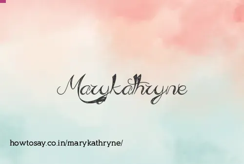 Marykathryne