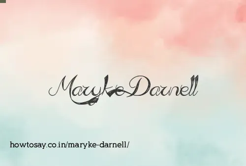 Maryke Darnell