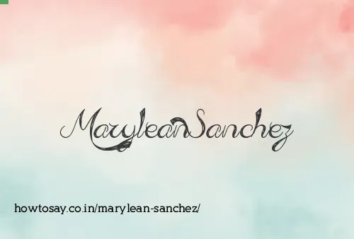 Marylean Sanchez