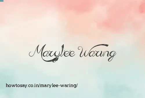 Marylee Waring