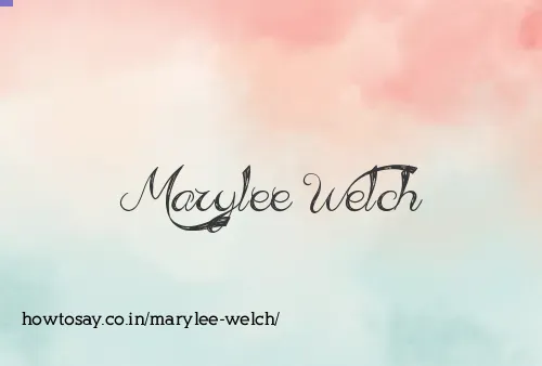 Marylee Welch