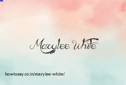 Marylee White