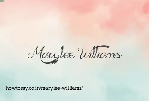 Marylee Williams