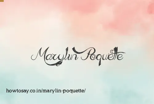 Marylin Poquette