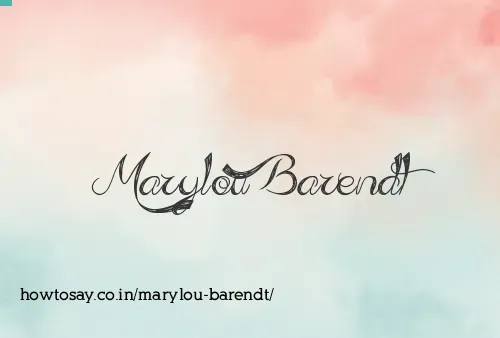 Marylou Barendt